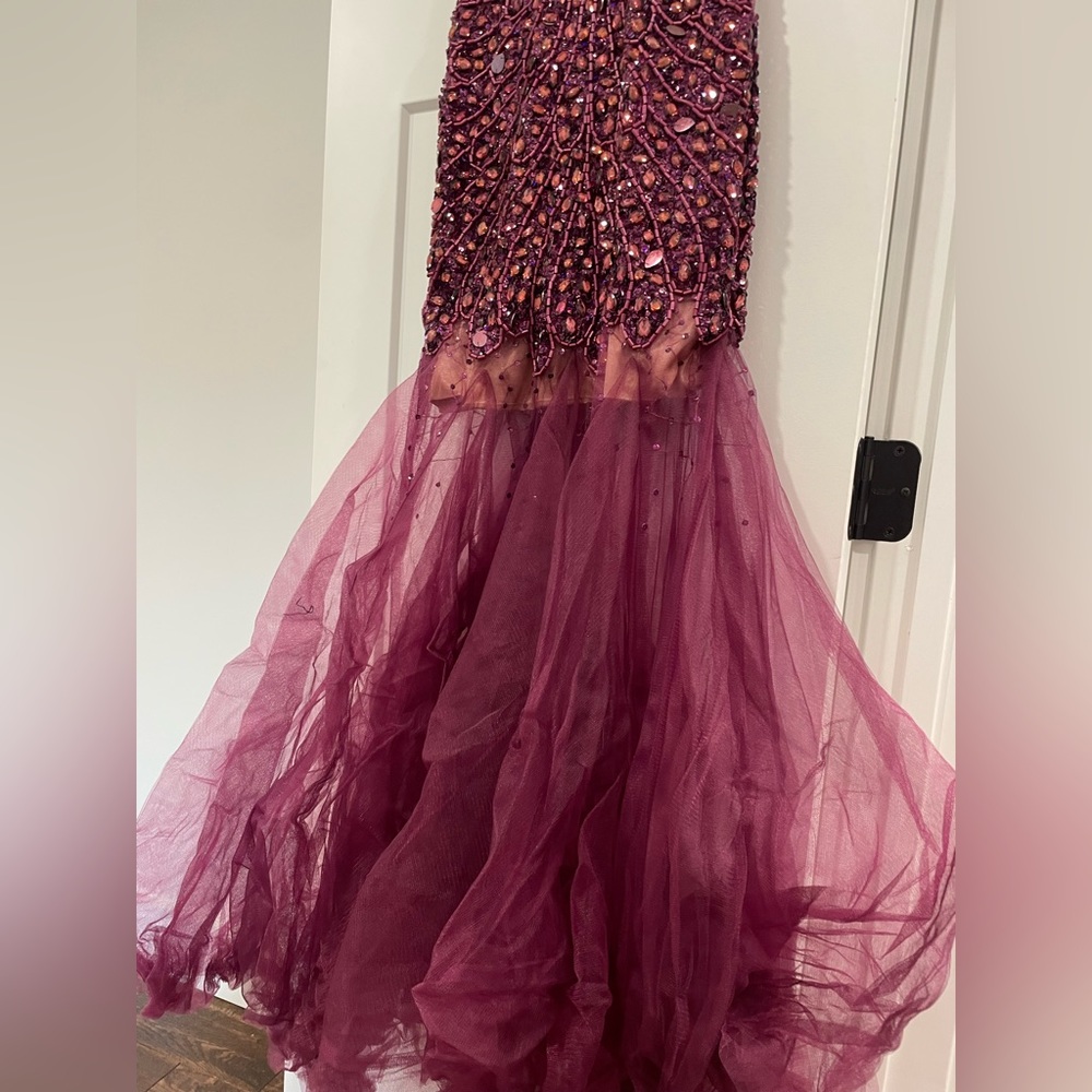 Purple Prom Dress - Picture 2 of 5